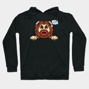 Lion Cartoon With Sleep Face Expression Hoodie